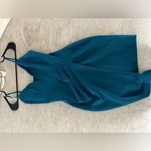 Turquoise blue homecoming/party dress size small (2-4)